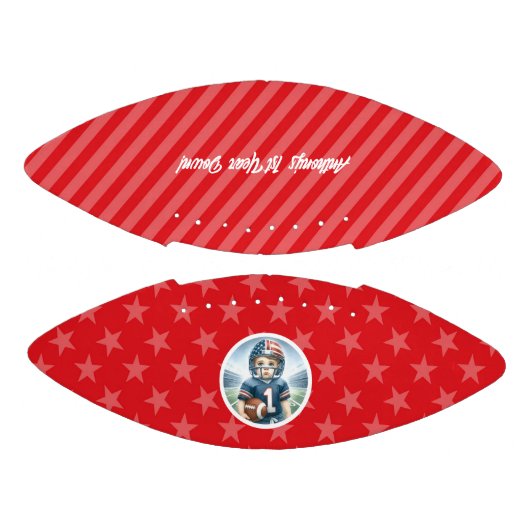 Gepersonaliseerde rugbybal | 1e jaar down verjaard (Panelen)