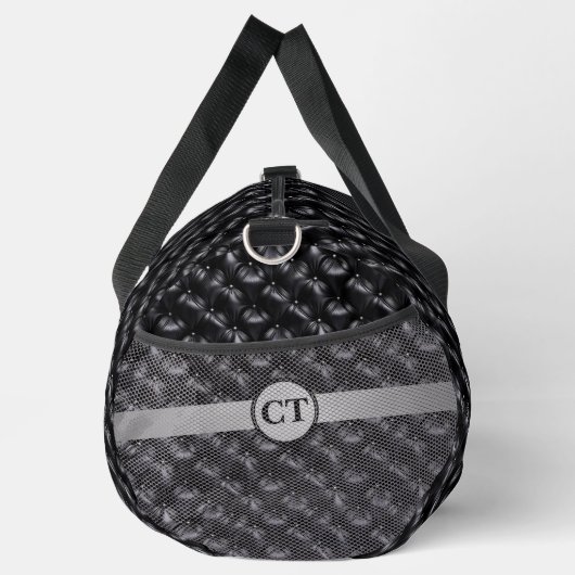 Gepersonaliseerde Rugged Elegance: Abstracte Duffl Plunjezak (Rechts)