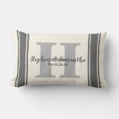 Gepersonaliseerde ruildatum voor boerderijbont kussen (Voorkant)