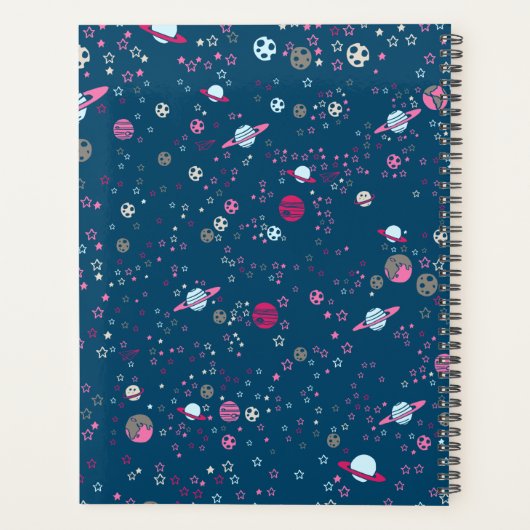 Gepersonaliseerde ruimteplanner voor kinderen planner (Achterkant)