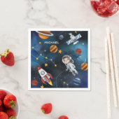 Gepersonaliseerde ruimtevaart Astronaut Shuttle Tr Servet (Insitu)