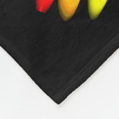 GEPERSONALISEERDE RUN ALS EEN MEISJE FLEECE DEKEN (Hoek)