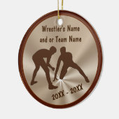 Gepersonaliseerde rustelversieringen en teamcadeau keramisch ornament (Links)