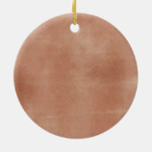 Gepersonaliseerde Rustic Pine Dad Memorial Ornamen Keramisch Ornament (Achterkant)