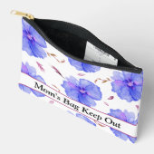 Gepersonaliseerde Rustic Wild Roos Accessoirezak Etui (Open)