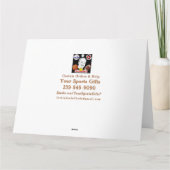 Gepersonaliseerde rustieke 50e verjaardagskaarten  kaart (Achterkant)