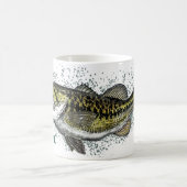 Gepersonaliseerde rustieke basvis koffiemok (Center)