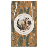 Gepersonaliseerde rustieke botanische Natuur vakan Klein Cadeauzakje (Voorkant)