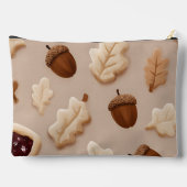 Gepersonaliseerde rustieke eikel & eikenblad patro etui (Achterkant)