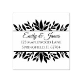 Gepersonaliseerde Rustieke Fall Wedding Wood Art S Rubberstempel (Afrduk)