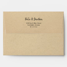 Gepersonaliseerde rustieke kraft papier achtergron