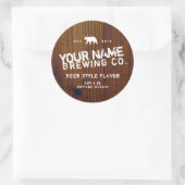 Gepersonaliseerde rustieke labels - Voeg je eigen  (Tas)