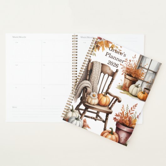 Gepersonaliseerde rustieke land, rustieke land her planner (Display)