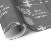 Gepersonaliseerde Rustieke mason jar krijtbord cad Cadeaupapier (Rol Hoek)