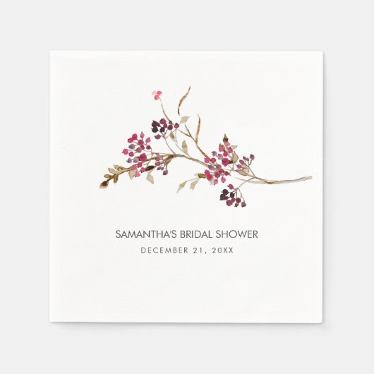 Gepersonaliseerde rustieke Vrijgezellenfeest serve Servet (Voorkant)