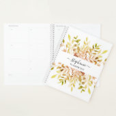 Gepersonaliseerde rustieke Waterverf Planner (Display)
