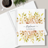 Gepersonaliseerde rustieke Waterverf Planner