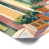 Gepersonaliseerde rustieke wegwijzer -  familie ho perfect poster (Hoek)