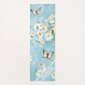 Gepersonaliseerde rustige bloemen yogamat (Voorkant)
