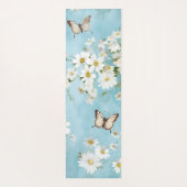 Gepersonaliseerde rustige bloemen yogamat (Achterkant)
