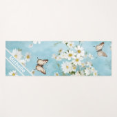 Gepersonaliseerde rustige bloemen yogamat (Voorkant (horizontaal))