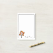 Gepersonaliseerde Rustige Valle Kleuren Boom Post-it® Notes (Op bureau)