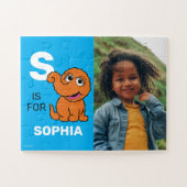 Gepersonaliseerde S is voor Snuffleupagus | Foto Legpuzzel (Horizontaal)