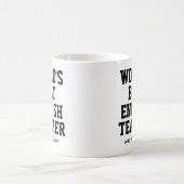 Gepersonaliseerde 's werelds beste leraar Engels Koffiemok (Center)