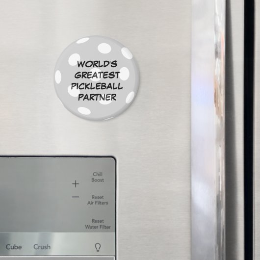 Gepersonaliseerde 's werelds grootste pickleball-p magneet (Insitu (Koelkast))
