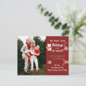 Gepersonaliseerde Sa-weet-Feestdagen Briefkaart (Staand voorkant)