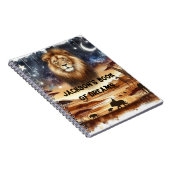 Gepersonaliseerde Safari Dream Journal Notitieboek (Rechterzijde)