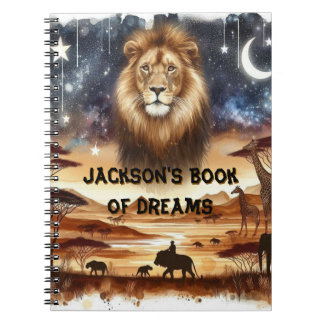 Gepersonaliseerde Safari Dream Journal Notitieboek