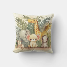 Gepersonaliseerde Safari-Oerwouden Kussen