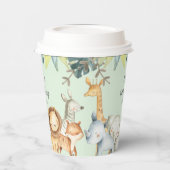 Gepersonaliseerde safari oerwouden - Munten verjaa Papieren Bekers (Links)