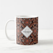 Gepersonaliseerde Safari Sunset Bohemian Mandala S Koffiemok (Links)