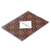 Gepersonaliseerde Safari Sunset Bohemian Mandala S Notitieboek (Linkerzijde)