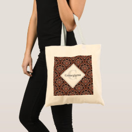 Gepersonaliseerde Safari Sunset Bohemian Mandala S Tote Bag