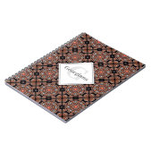 Gepersonaliseerde Safari Sunset Bohemian Mandala T Notitieboek (Linkerzijde)