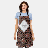 Gepersonaliseerde Safari Sunset Bohemian Mandala T Schort (Gedragen)