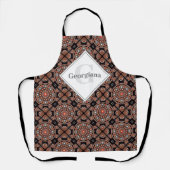 Gepersonaliseerde Safari Sunset Bohemian Mandala T Schort (Voorkant)