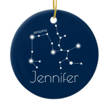 Gepersonaliseerde Sagittarius Constellation Orname