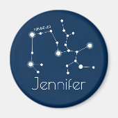 Gepersonaliseerde Sagittarius Zodiac Constellation Magneet (Voorkant)