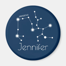 Gepersonaliseerde Sagittarius Zodiac Constellation Magneet