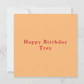 Gepersonaliseerde Sagittarius Zodiac Flat Kaart (Achterkant)