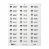 Gepersonaliseerde Saint Bernard Etiket (Full Sheet)