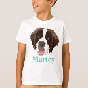 Gepersonaliseerde Saint Bernard T-shirt