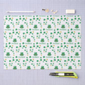 Gepersonaliseerde Saint Patricks Leprechaun Clover Tissuepapier (Craft)