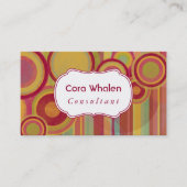 Gepersonaliseerde Samenvatting met Rood, Greens, Visitekaartje (Voorkant)