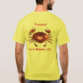 Gepersonaliseerde San Francisco Bay crab door Valx T-shirt (Achterkant)