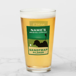 Gepersonaliseerde Sandtrap Pilsner Glas